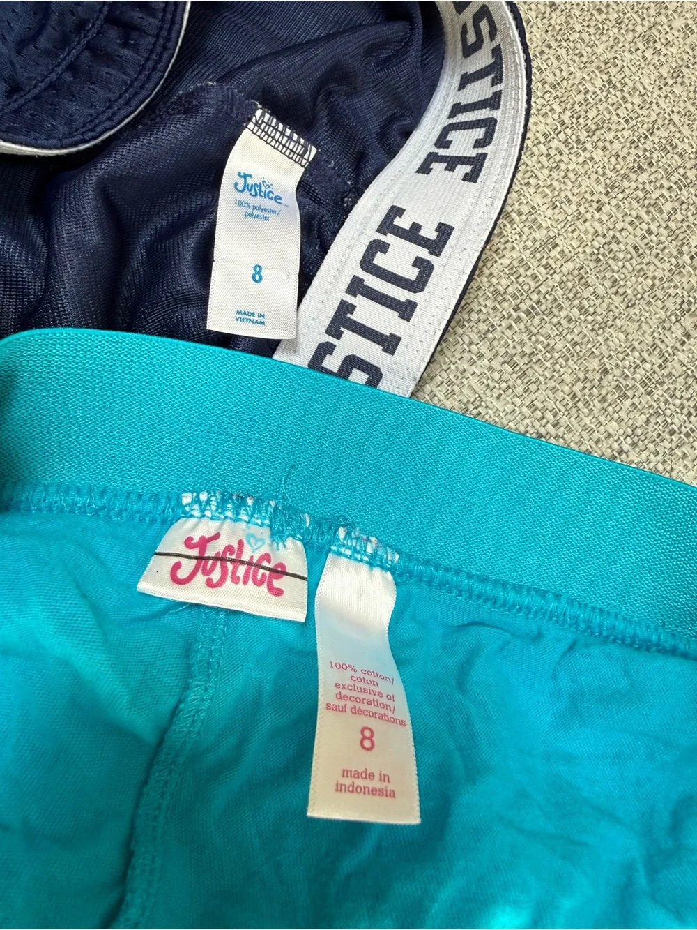 BUNDLE Girls 5-Piece size 8 Bottoms Bundle - Justice Carters